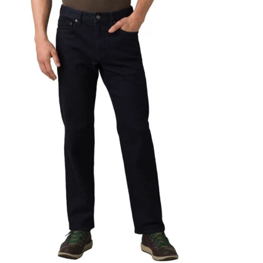 PrAna Men’s Hilliard Standard Fit Vintage Black Wash Jean NEW Size 40 x 32